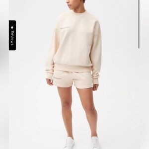 PANGAIA - MIDWEIGHT SHORTS - SAND - SMALL